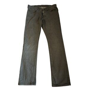 William Rast Straight Black Denim Jean's 30/30 (30x31)